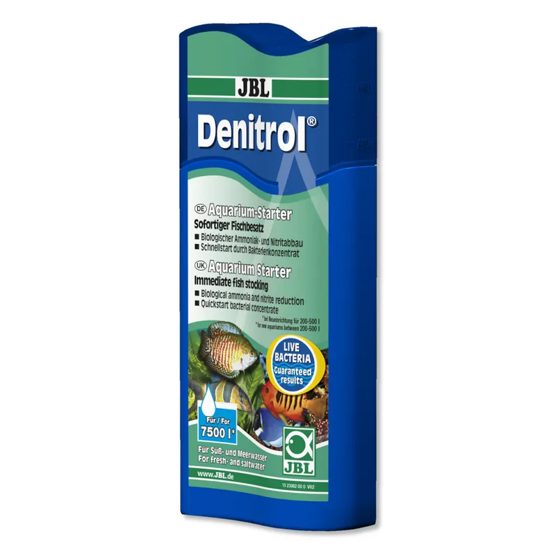 JBL Denitrol 0,25 Liter (Aquarium-Starter für schnellen Fischbesatz) Echt